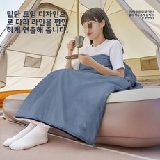 초경량 미니 얇은 휴대용 하이킹 캠핑용 소형 사이즈 1인용 봉투형 여름용 경량 침낭