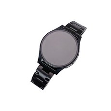 w9999 Galaxy Watch 相容 輕量金屬錶帶 20mm, 黑色, Galaxy Watch4/Watch4 Classic/5 20mm