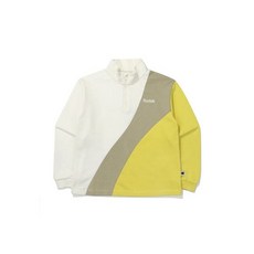 코닥 키즈 맨투맨 긴팔티셔츠 컬러크롬 레귤러핏 반집 YELLOW