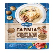 폰타나 카르니아 베이컨 머쉬룸 크림 파스타소스 130g x 5개