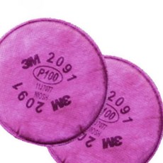 Oce [전문]양구방독면 62 75 특급방진필터 2개입 석면호흡보호구필터 양구방독면필터 정화통필터