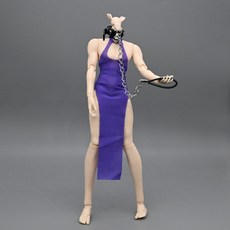 시칠리아 MJD BJD 소녀 의상 백리스 드레스