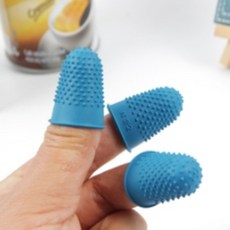 우빅 골무 대형 2P 손가락보호골무 손가락고무 작업용골무