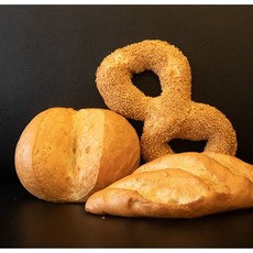 [바자르] 터키빵 식사빵 바게트 시미트 튀르키예 현지인 제작, 110g, 1개