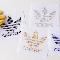 아디O스 핫피스모티브 5칼라 7X6.3cm, 1개, 1.금색