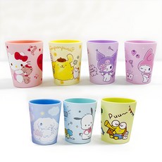 Lilpang Sanrio 人物馬卡龍杯 7 件套, 混色, 1組