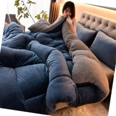 차렵이불 겨울 극세사이불SS 두꺼운 이불 벨벳 차렵