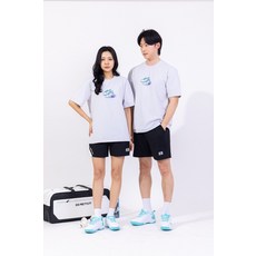 스펙트럼 아울렛 ST-2541 데일리 코튼 반팔티 배드민턴 피클볼 탁구 스포츠웨어