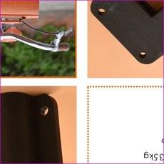 접이식 자전거 가방 랙 홀더용 캐리어 블록 어댑터 프론트 마운트, 1개, 기본