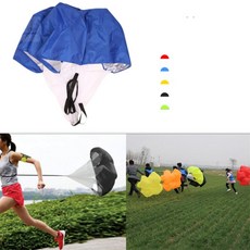 사모아플러스 달리기 낙하산 회사워크샵게임, 형광그린