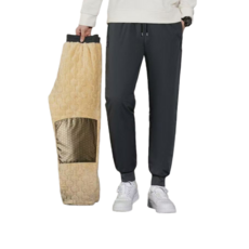 춘게엘 (M~7XL) 빅사이즈 겨울 남녀공용 기모 패딩 바지 시보리 dn303