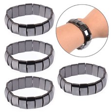[4개 묶음] 남녀공용 패션팔찌 자석팔찌 NO.1 2P+2P 패션 구슬 메탈 자석 알 팔찌 발찌 마그네틱