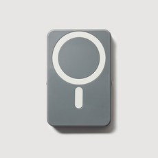JAJU 맥세이프 고속 충전 보조배터리(5 000mAh) 차콜 439527, JAJU 맥세이프 고속 충전 보조배터리(5,000mAh