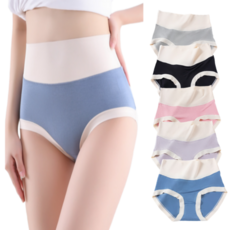 아트스킨 여성 하이웨스트 팬티 심리스 모달 5P