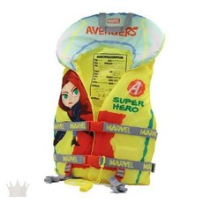 아동 수상안전 히어로 캐릭터 구명조끼 물놀이 보호장비 어린이 수영안전복 워터파크, 1개, 상세페이지 참조