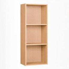 하우디가구 칸높은 칼라 DIY 공간박스, 워시오크, 3단