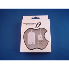 USB音效卡，即插即用，清晰音質，便攜設計，多功能音頻輸入輸出, 1個