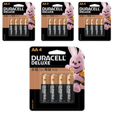 듀라셀 디럭스 알카 AA건전지, 4개입, 4개