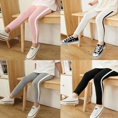 옆두줄 라인 슬림 아동 레깅스 205396 bes+8219yo