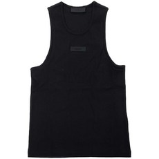 피어오브갓에센셜 로고 아플리케 탱크 탑