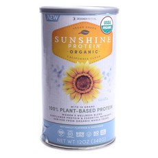 SUNSHINE PROTEIN 植物性蛋白奶昔沖泡粉 香草口味 無麩質, 萬利亞, 340克