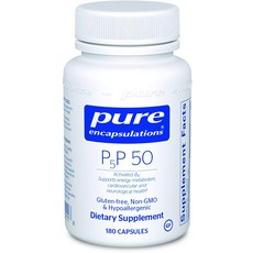 Pure Encapsulations P5P 50活性維生素B6無麩質膠囊, 180顆, 1罐