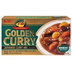 에스앤비골든 카레 중간매운맛, 220g, 1개