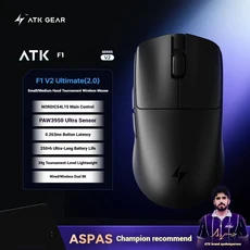 ATK 블레이징 스카이 F1 V2 얼티밋 게이밍 마우스 경량 PAW3950Ultra 8000Hz 인체공학적 무선 익스트림, 07 F1V2 Ultimate