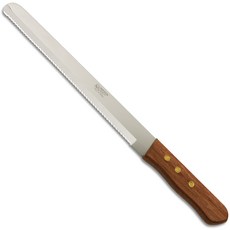 일본 명월도 빵칼 브레드나이프, 1개, 나무손잡이 1개, 나무손잡이