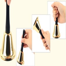 클래식 테이블 종 콜벨 경매종 핸드종벨 두부종 손잡이종, 은색 - 65mm, 은색 - 65mm