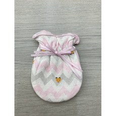 Benny 嬰兒緞帶手套/ 寶寶加厚款手套 /棉布手套/0 6M