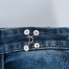 돌아라 바지 허리 줄이기 청바지 클립 4P, 데이지, 8개