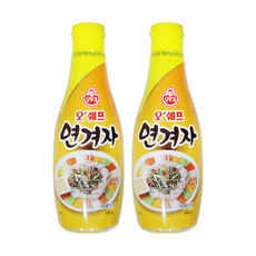 오뚜기 오쉐프 연겨자 겨자 냉면 양장피, 480g, 2개
