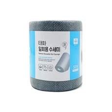 태화 일회용 수세미 50매, 1개, 50개입, 회색