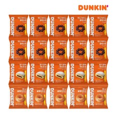G[던킨] 미니 카카오 츄이스티 27g x 10개+딸기 듬뿍 미니도넛 25g x 5개+글레이즈드 미니도넛 15g x 5개, 470g, 1세트