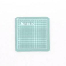 미니 모델 커팅 매트 조각 패드 미술 용품 문구류 학용품 손 레더 보드 8*8cm 1PC, Green-2