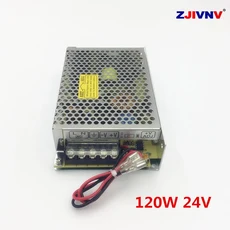 SC-35W 60W 120W 범용 AC UPS충전 기능 모니터링 스위칭 전원 공급 장치 12V 배터리 충전 DC 출력, 06 SC-120-24, 01 100-120v200-240v용