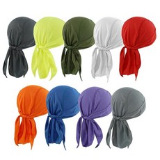 DOCILA Do Rags 스컬 캡 남성용 여성용 헬멧 라이너 헤드 반다나 오토바이 듀랙 캡 사이클링 비니 스포츠 액세서리 9개 멀티컬러.