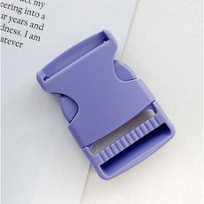 (NEW) 10컬러 38mm 컬러가방버클 플라스틱버클 하네스버클 (1p), 퍼플, 1개