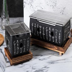 태산 프리폼 미니 화로 소형+고체연료 5p 세트, 일본화로 소형 단품