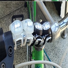 온길상점 소형 자전거 LED 라이트 킥보드안전라이트, 2P-흰색