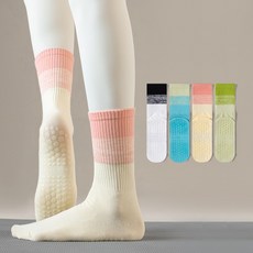온브레이크 필라테스 중목 양말 미끄럼방지 논슬립 요가 삭스 (2P)