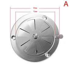 방수 벤트 에어 스틸 180MM 150MM 시스템 두꺼운 그릴 200MM 스테인레스 배기 160MM 레인지 후드, 01 125MM