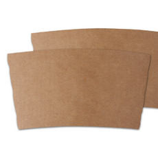 12 16온스 크라프트 무지 홀더 카페 컵홀더, 1개, 200개