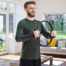 普拉提圈 盆底肌修復 運動健身環, 1個, 普拉提圈瘦大腿內側傢用盆底肌修複矯正拉伸