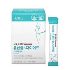 김소형원방 유산균 앤 다이어트 가르시니아 3g x 28포 28일분 (복수확인), 28개