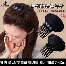 hihia-507 클립 앞머리 이마 부분 가발 뿌리 빈 공간 메꾸기 (하네르 유한회사 Co. Ltd.), 2개의 은백색