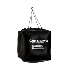 캠프 샤워백 40L, 블랙, 10개