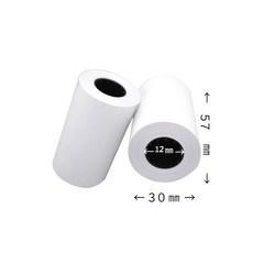 카드전표 카드단말기용지 57x30 약관 검정 20롤