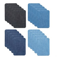 청바지 수선 패치 찢어진 구멍 셀프 리폼 데님 20p, 1세트, 혼합